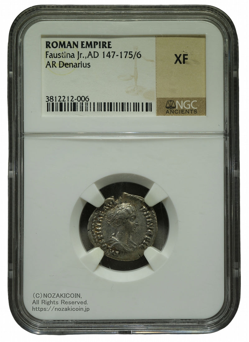 ローマ帝国 AD147-175/6 デナリウス銀貨 NGC XF – 野崎コイン