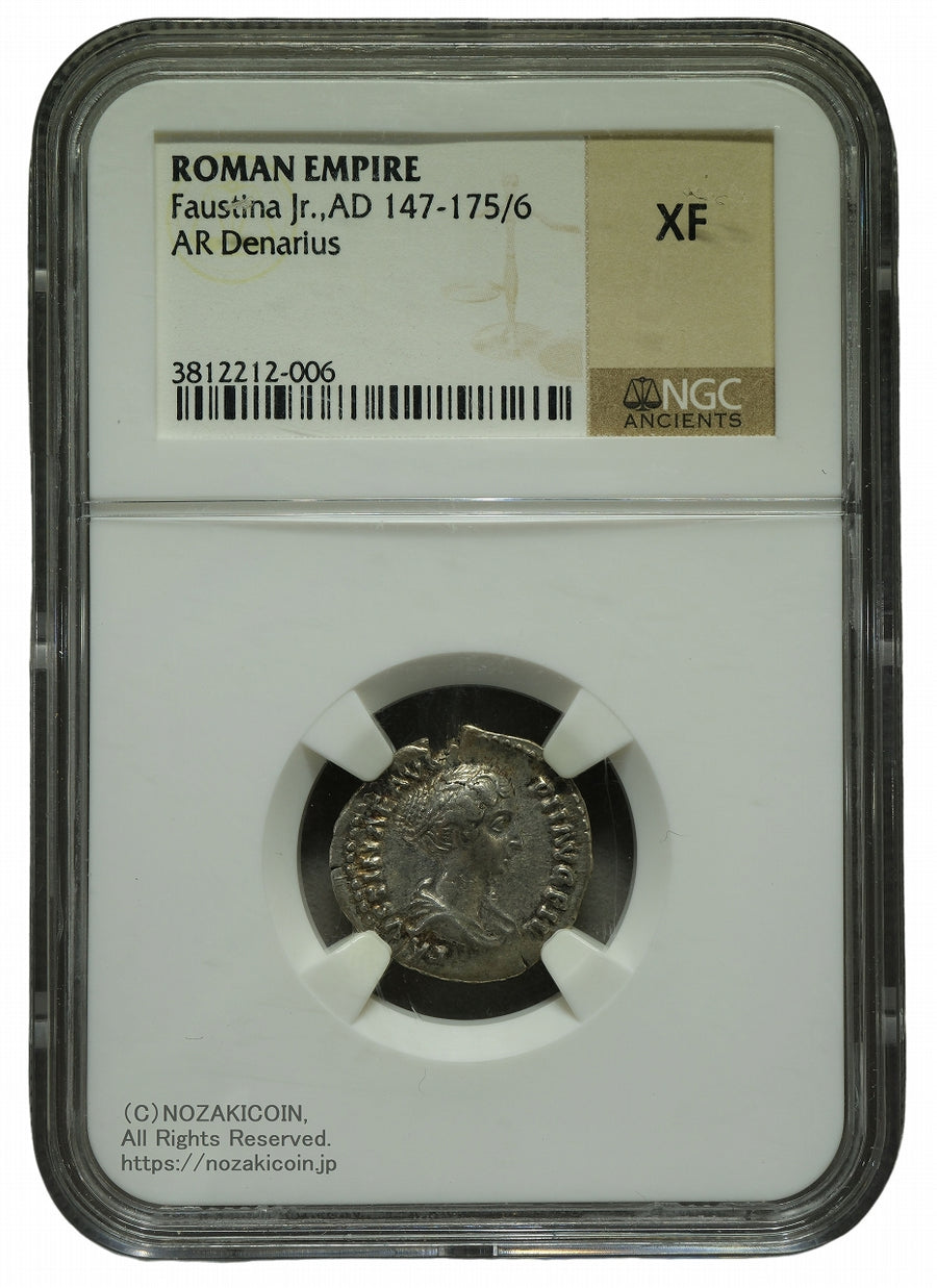 ローマ帝国 AD147-175/6 デナリウス銀貨 NGC XF – 野崎コイン