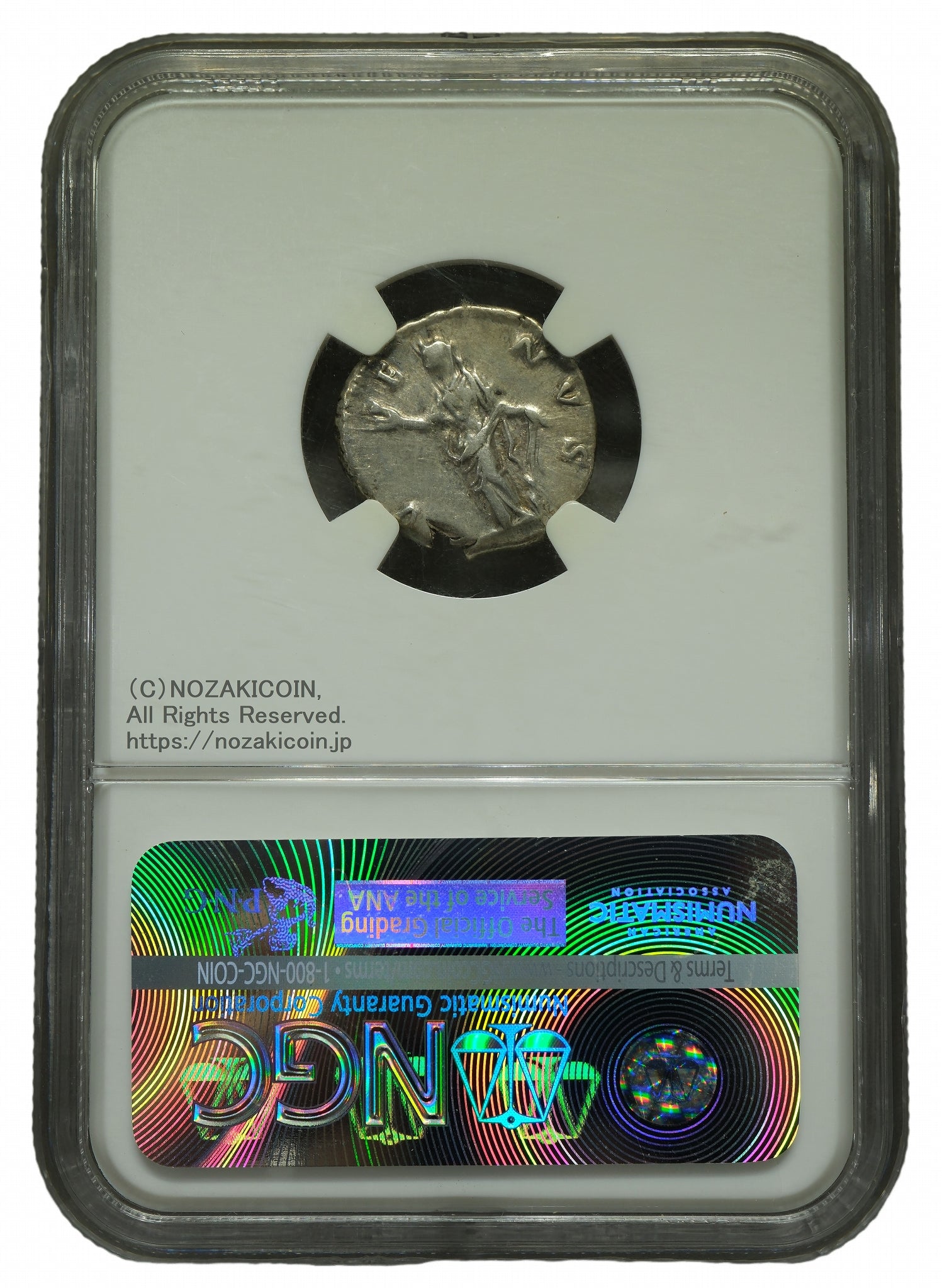 デナリウス銀貨 NGC鑑定 Ch XF 5/5 3/5 ローマ帝国 セプティミウス・セウェルス