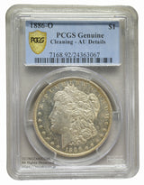 モルガン１ドル銀貨
1886年ニューオーリンズ造幣局鋳造