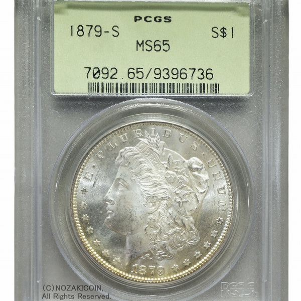 アメリカ 1ドル銀貨 1879年S PCGS MS65 736 – 野崎コイン