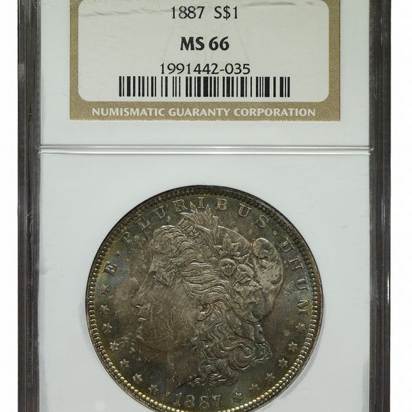 アメリカ 1ドル銀貨 1887年S NGC MS66 – 野崎コイン