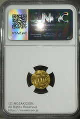 インド ハイデラバード 1/4モハール金貨 AH1273-1285 アフザル・ウッダウラ NGC MS66
