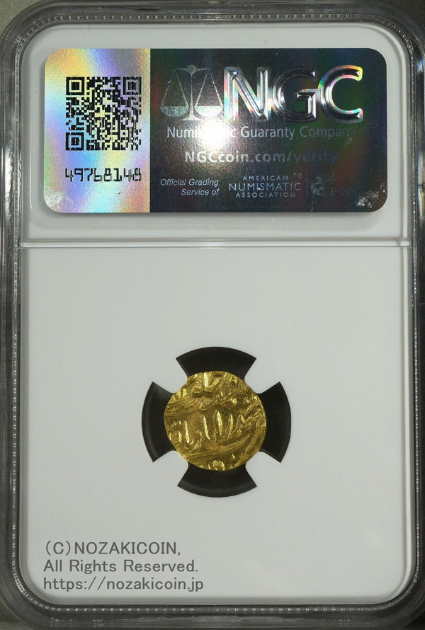 インド ハイデラバード 1/4モハール金貨 AH1273-1285 アフザル・ウッダウラ NGC MS66