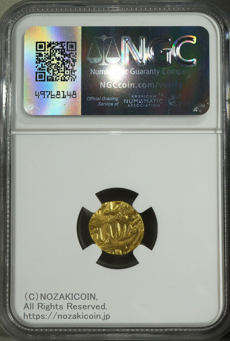 インド ハイデラバード 1/4モハール金貨 AH1273-1285 アフザル・ウッダウラ NGC MS66