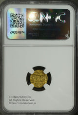 インド ハイデラバード 1/4モハール金貨 AH1273-1285 アフザル・ウッダウラ NGC MS65