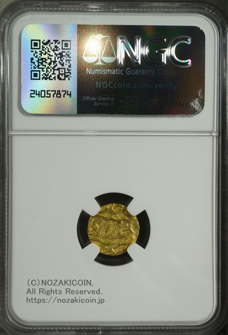 インド ハイデラバード 1/4モハール金貨 AH1273-1285 アフザル・ウッダウラ NGC MS65