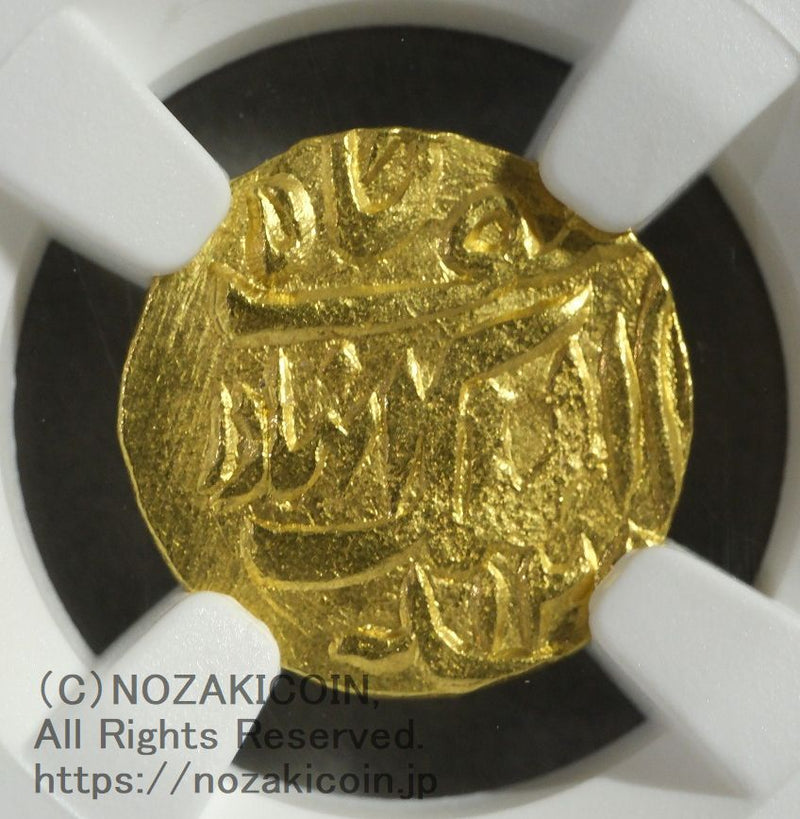 インド ハイデラバード 1/4モハール金貨 AH1273-1285 アフザル・ウッダウラ NGC MS65
