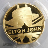2020年7.8g純金貨 英国25ポンド Elton&nbsp; John 発行枚数は最大1,100枚、プルーフ仕上げとなっています。