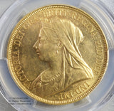 イギリス ヴィクトリア女王 オールドヘッド 5ポンド金貨 1893年 PCGS MS61