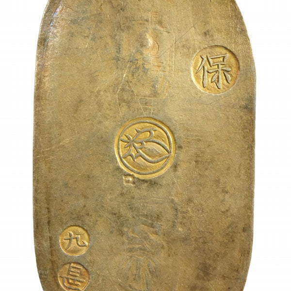 天保小判金 背刻印 九長 鑑定書付 112 – 野崎コイン