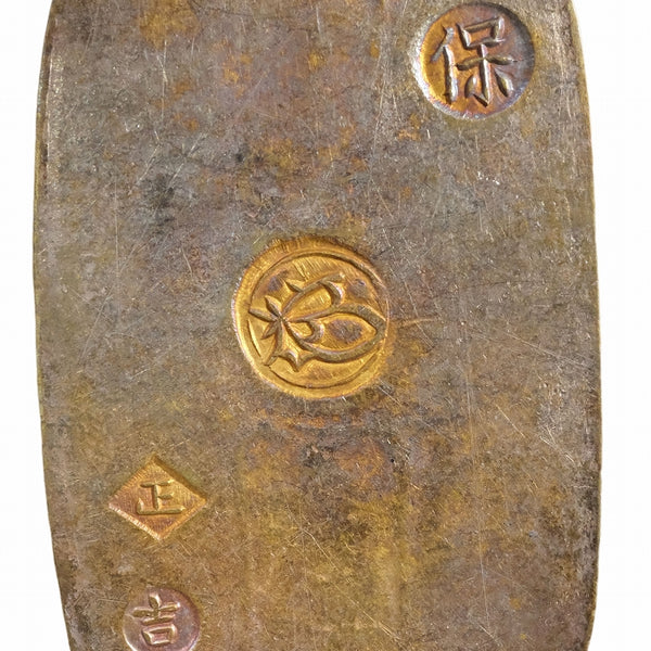 天保小判金 背刻印 正吉 鑑定書付 764 – 野崎コイン