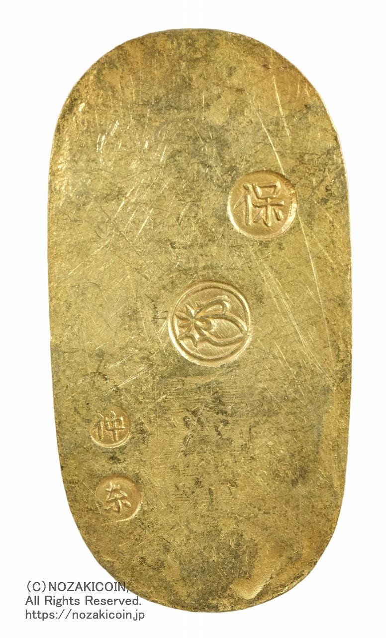 天保小判 天保小判金 原神（極美品）日本貨幣商協同組合鑑定書付