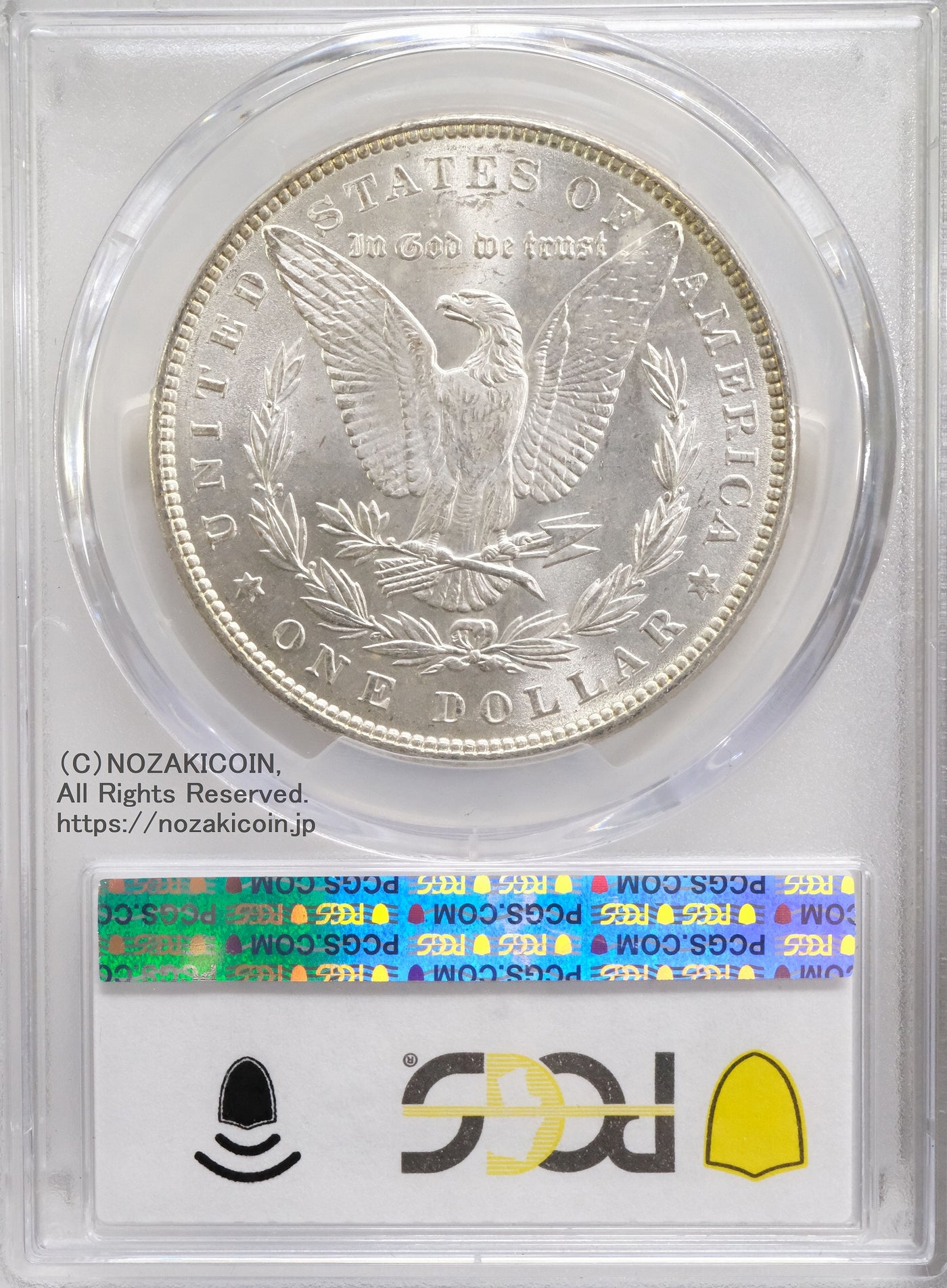 アメリカ 1ドル銀貨 1886年 PCGS MS66 786 – 野崎コイン