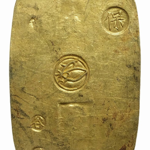 天保小判金 背刻印 谷神 鑑定書付 082 – 野崎コイン