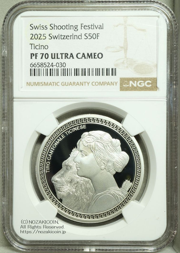 2025年50フラン銀貨
ティチーノ
画像の商品とは違うシリアル番号になります