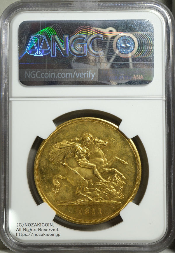 1911 5£ NGC PF60 Great Britain
ジョージ5世
