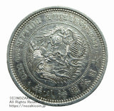 貿易銀 明治8年(1875) 直径 38.58mm 品位 銀900/銅100 重量 27.2g