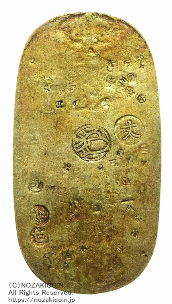 元文小判金 背刻印 小七 鑑定書付 424 – 野崎コイン