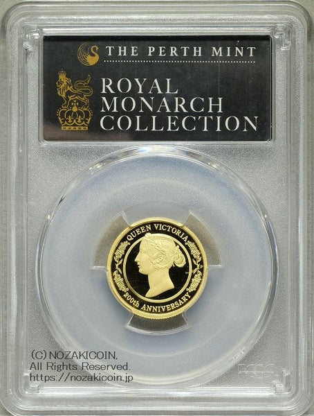 オーストラリア ヴィクトリア金貨200周年 25ドル金貨 2019年P PCGS