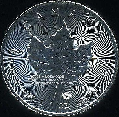 カナダ メイプルリーフ銀貨 2018 5ドル - 野崎コイン
