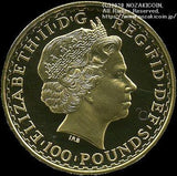 イギリス　ブリタニア金貨　100ポンド　2007年 - 野崎コイン