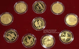 フランス　アルベールビルオリンピック記念　500フラン金貨　10種セット - 野崎コイン