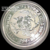 オーストラリア　30ドル銀貨　1Kg　1994　ワライカワセミ - 野崎コイン
