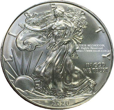 アメリカ 1ドル銀貨 イーグル 2020年 – 野崎コイン