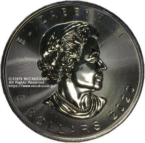カナダ メイプルリーフ銀貨 2020 5ドル - 野崎コイン