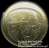 アメリカ　アポロ11号50周年記念5ドル金貨　2019年 - 野崎コイン
