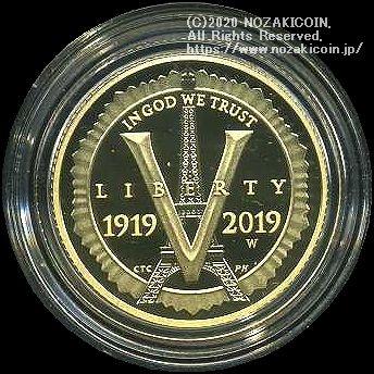 American Legion Memorial $ 5 Proof Gold Coin 2019