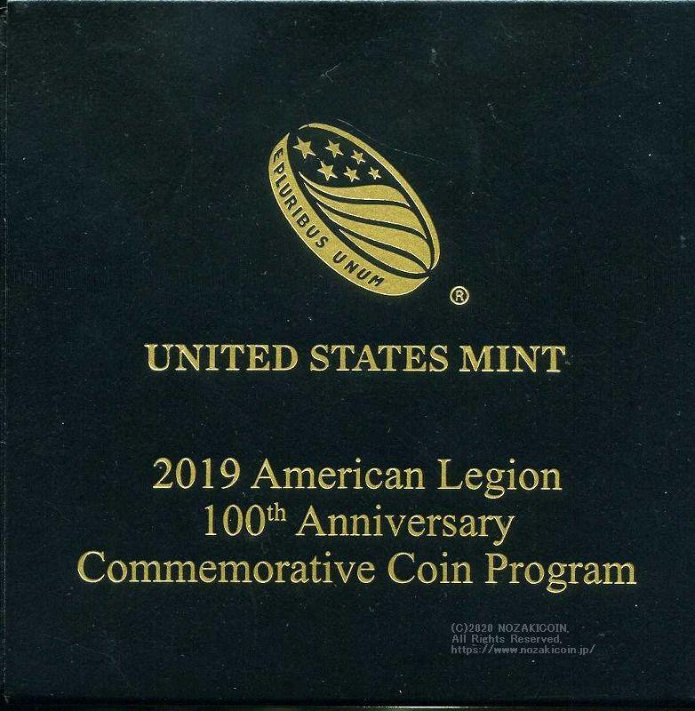 アメリカ　米国在郷軍人会記念5ドルプルーフ金貨　2019年 - 野崎コイン