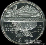 アメリカ　国立公園局100周年記念プルーフセット　2016年 - 野崎コイン