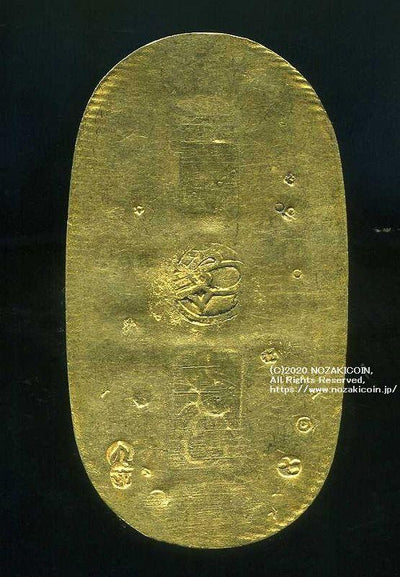慶長小判金 背刻印 九市 鑑定書付 428 – 野崎コイン