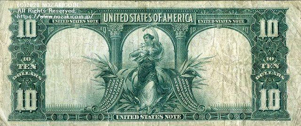 US $ 10 Banknote 1901