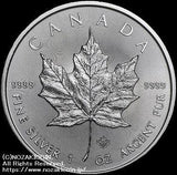カナダ メイプルリーフ銀貨 2021年 5ドル 25枚入りチューブ - 野崎コイン