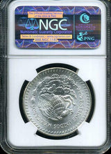 Mexico 1984 Libertard Sterling Silver NGC MS66 054