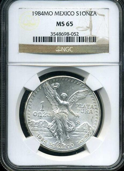 墨西哥1984年自由勋章，纯银NGC MS65 052 – 野崎コイン
