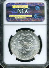 Mexico 1985 Libertard Sterling Silver NGC MS66 006