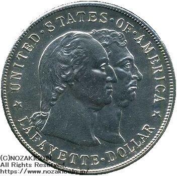 アメリカ　1ドル銀貨　ラファイエット　1900年 - 野崎コイン