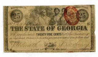 アメリカ　２５セント紙幣　ジョージア - 野崎コイン