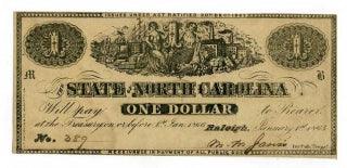 アメリカ　１ドル紙幣　ノースカロライナ - 野崎コイン