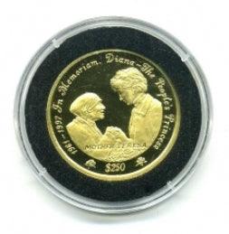 シエラレオネ　２５０ドル金貨　１９９７年 - 野崎コイン