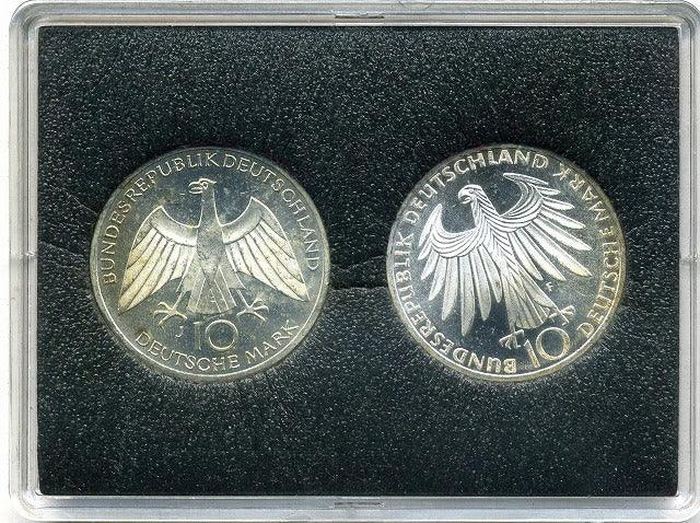 Germany Munich Olympics 10 Marc silver coins 2nd and 3rd