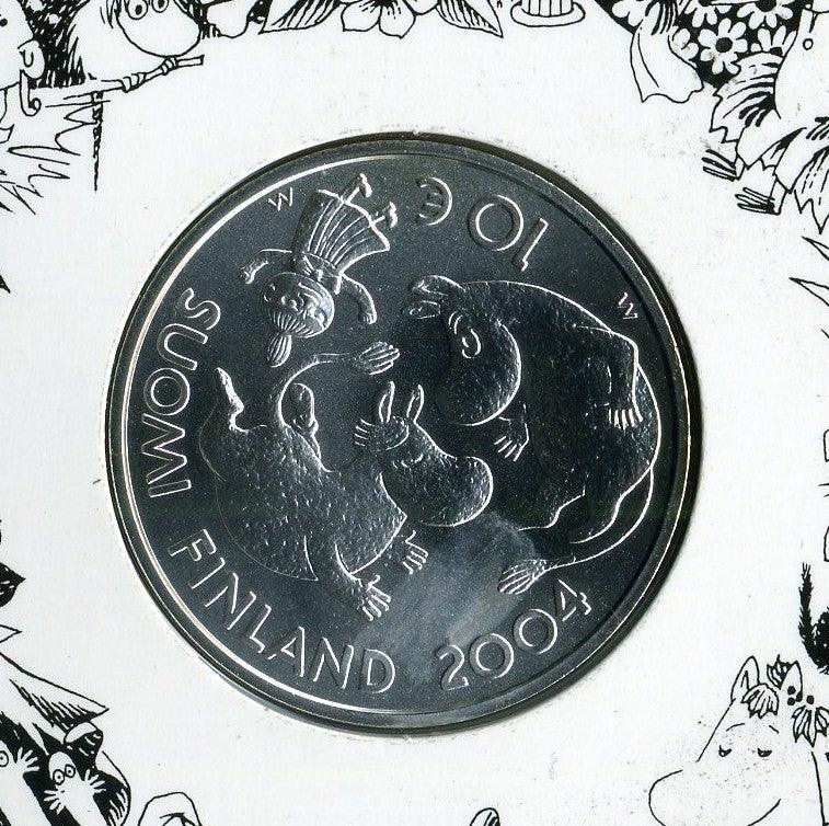 フィンランド　ムーミン１０ユーロ銀貨　２００４年 - 野崎コイン