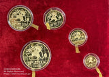 Chinese Panda Gold Coin 1990 Set