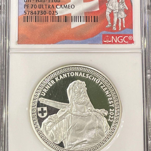 2020年 スイス射撃祭 NGC PF70UC 銀貨 50フラン ルツェルン 2020年 スイス射撃祭 NGC PF70UC 銀貨 50フラン ルツェルン JCC