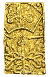鋳造期間：慶長6年～元禄8年（1601～1695） 品位：金857/銀143 量目：4.43g