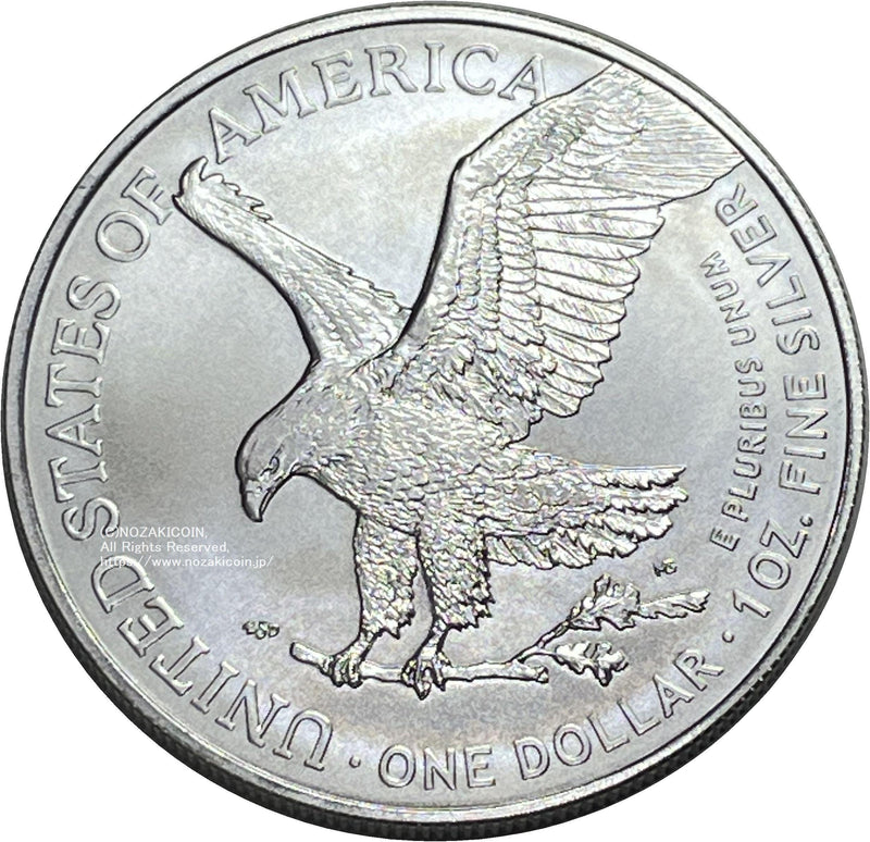 アメリカ イーグル銀貨 2022年 1ドル 20枚入りチューブ - 野崎コイン